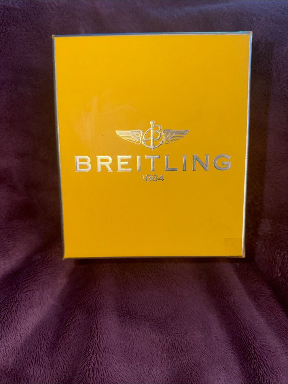 Breitling Men's Grooming Accessory Box - Yellow